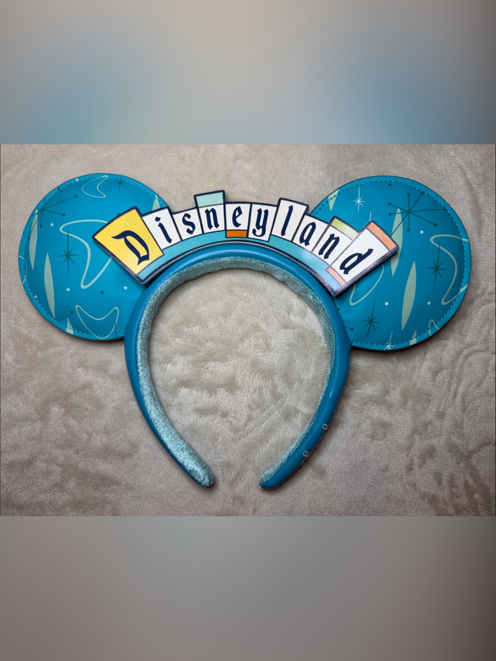 Disneyland 3D Marquee Sign Disney Parks Mickey Mouse Ears Headband